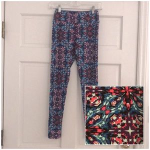 LulaRoe Colorful Abstract "Kaleidoscope" Print LEGGINGS *One Size*